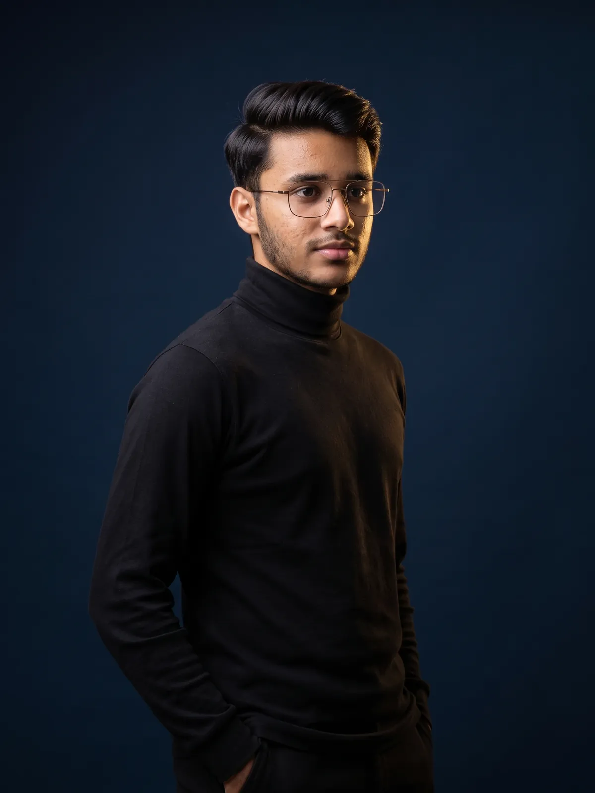 Muhammad Ahmad working on a client project